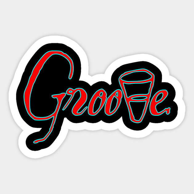 groove Sticker by Oluwa290